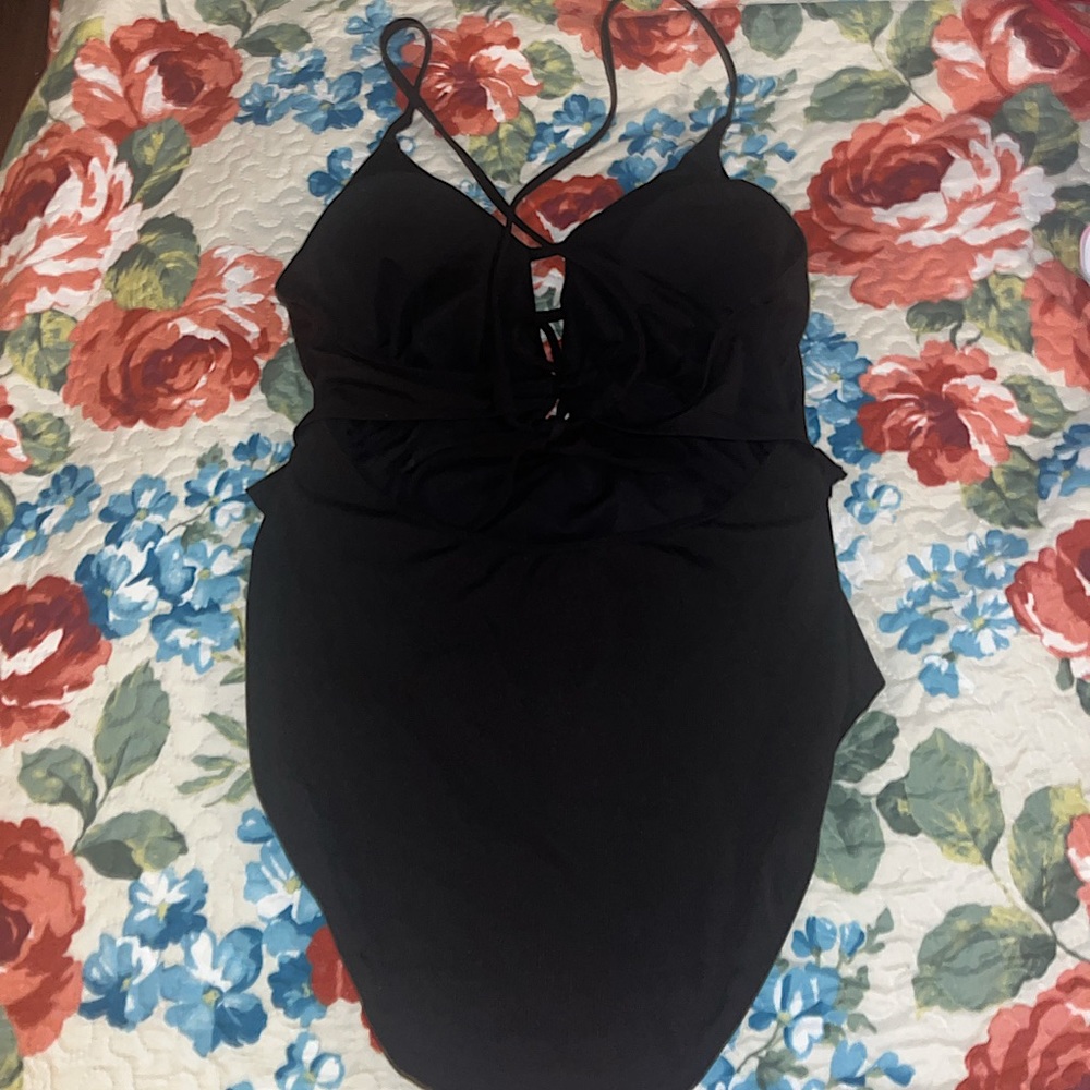 Shein Swimsuit Black 1XL NWOT